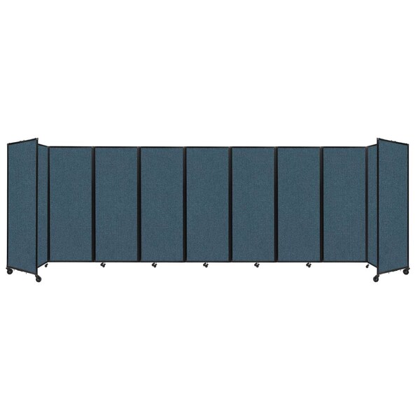 Room Divider 360 Folding Portable Partition 25' x 7'6" Caribbean Fabric